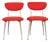 Shelby Williams Mid-Century Modern Aluminum "Gazelle" Chairs, Pair For Sale
