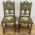 Antique French Oak Floral Upholstered Chairs, Set of 2 For Sale - Image 11 of 11