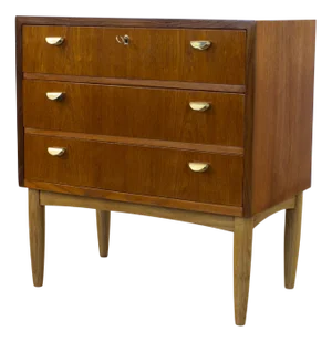 Mid-Century Danish Teak Chest of Drawers, 1960s