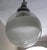 White Italian Globe Pendant Light in Swirl Murano Glass from Mazzega, 1960s For Sale - Image 8 of 8