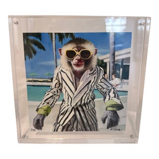 Human Monkey in Magnetic Frame Limited Edition For Sale