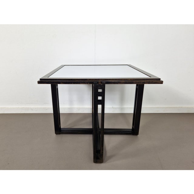 1980s Vintage Galaxy Side Tables by Umberto Asnago for Giorgetti, 1980s, Set of 2 For Sale - Image 5 of 12