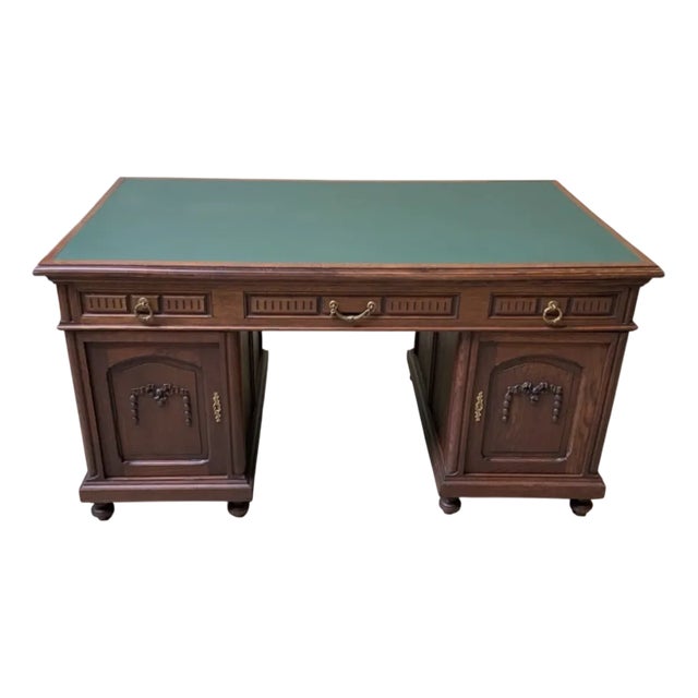 Antique Free-Standing Art Nouveau Desk, 1890s For Sale