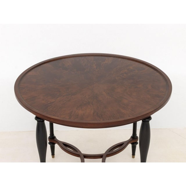 American Baker Furniture Circular Center Table For Sale - Image 3 of 7