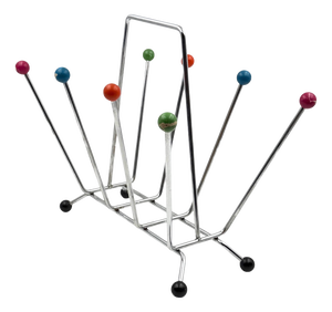 Space Age Magazine Rack in the style of Charles and Ray Eames, Italy, 1970s