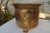 Mid 20th Century Hammered Brass Claw Foot Lion Head Planter For Sale - Image 4 of 12