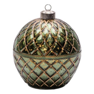 LED Candle Ornament 5.75"D For Sale