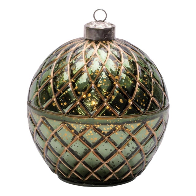 LED Candle Ornament 5.75"D For Sale