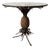 Polychrome Iron Pineapple Coffee Table with Glass Top, 1900 For Sale