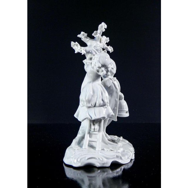 Porcelain Country Scene Sculpture from Capodimonte For Sale - Image 4 of 16
