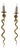 Vintage Cast Brass Cobra Wall Lamps from Maison Jansen, 1960s, Set of 2 For Sale