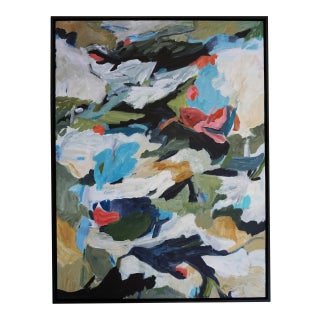 "Down to Earth" Abstract Landscape by Laurie MacMillan, Framed For Sale