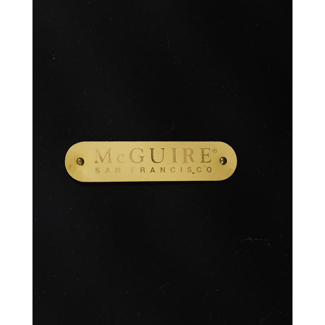 Pair of McGuire Bamboo Cube Granite Top Drinks Tables For Sale - Image 11 of 18