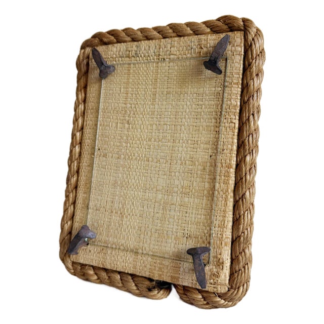 Audoux-Minet Style Rope & Nail Picture Frame For Sale