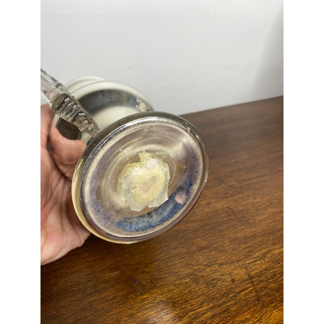 Late 19th Century Antique Late 19th Century Mercury Glass Pitcher For Sale - Image 5 of 8