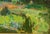 Spring Painting Rural Landscape Impressionism Antique Oil Painting Original Soviet Art Ukrainian Artist Kalatsyuk y.a. 24-34 1985 For Sale - Image 6 of 6