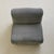 Metal Italian Chrome + Gray Velvet Lounge Chair, 1970s - 2 Available For Sale - Image 7 of 11