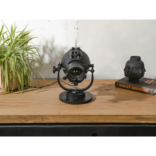 Pig Nose Theater Spotlight Desk Lamp from Strand Electric, England, 1960s For Sale - Image 13 of 16