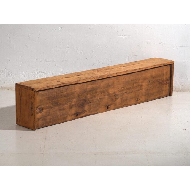 Low Antique Qing Dynasty Gansu Bench or Sideboard in Pine For Sale - Image 11 of 12