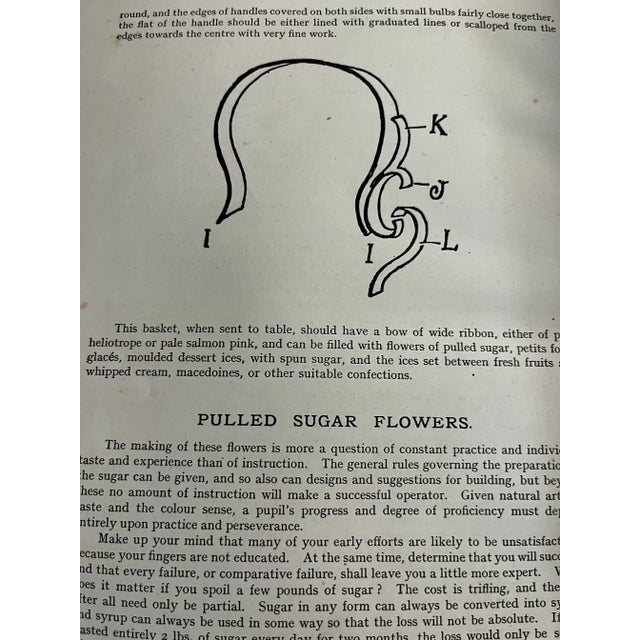 1910s 1910 All About Genoese Petit Fours Cookbook For Sale - Image 5 of 13