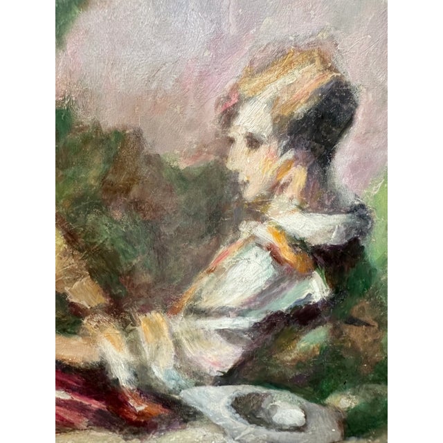 Paint Early 20th Century Charles Guérin Painting For Sale - Image 7 of 9