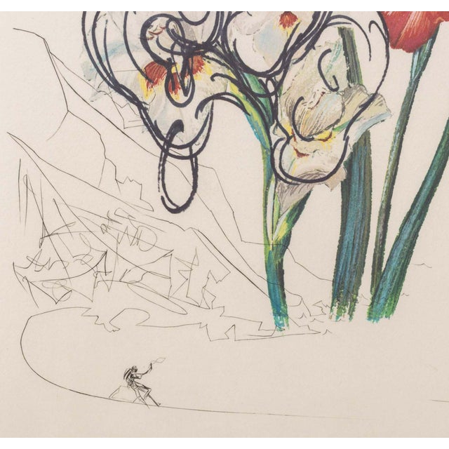 1970s Salvador Dali "Gladiolus (Ears)" Etchings, 1972 For Sale - Image 5 of 12