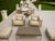 Gold Jerome Outdoor Sofa in Reed Brass Finish by Michael Taylor For Sale - Image 8 of 11