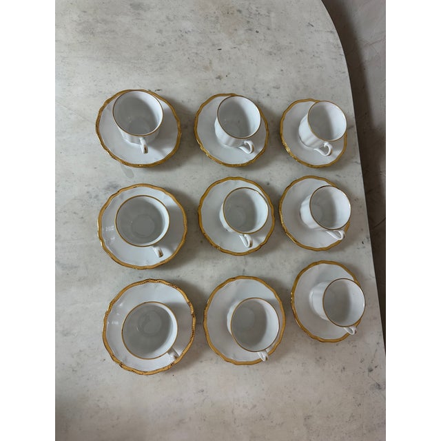 Porcelain Coffee Service, 1950s, Set of 13 For Sale - Image 10 of 18