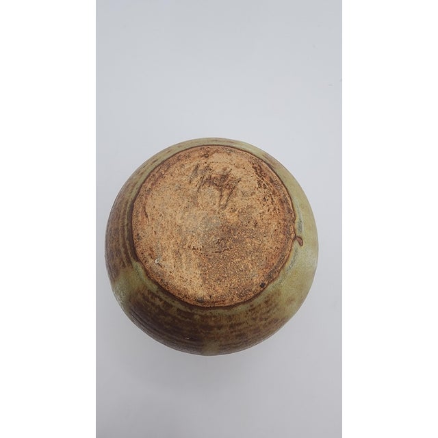 Studio Pottery Mid 20th Century Studio Pottery Bud Vase With 4 Openings For Sale - Image 4 of 12