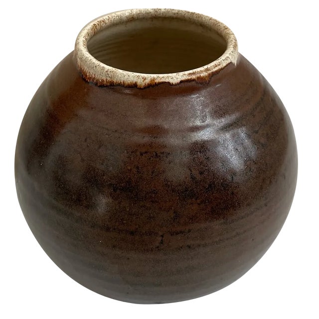 Brookhouse Pottery Rounded Base Vase / Vessel from David Frith Studio For Sale