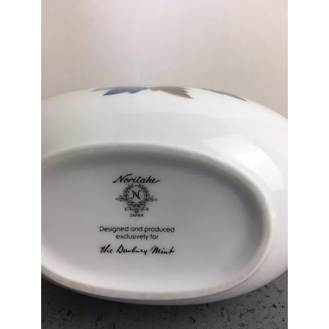 Rustic Vintage Noritake Porcelain Vase For Sale - Image 3 of 4