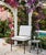 Vintage Mid-Century Style Black Wrought Iron Outdoor Lounge Chair For Sale In West Palm - Image 6 of 9