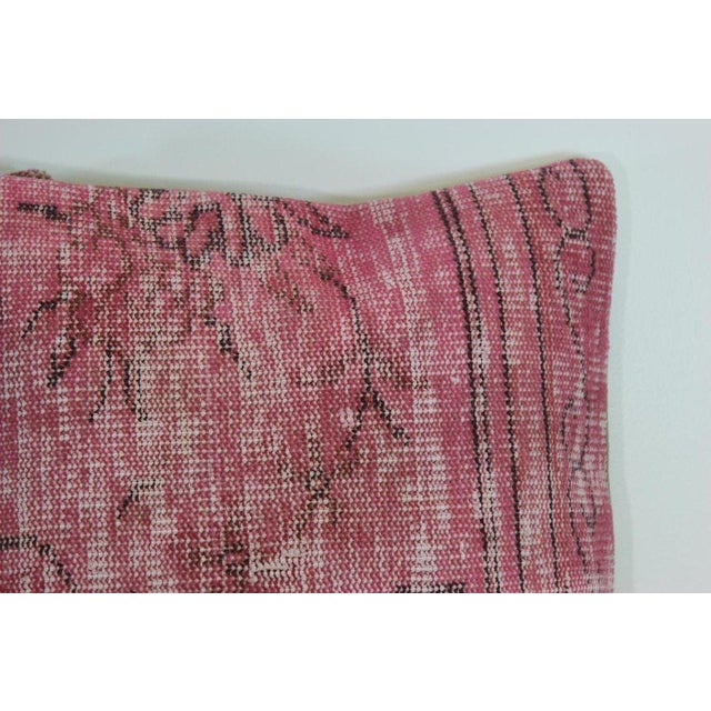 Pink Handmade OverDyed Rug Pillow Covers A Pair Chairish