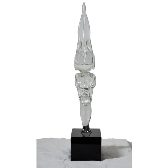 Renato Anatra 1980s Murano Glass Acrobats Gymnasts Sculpture For Sale - Image 4 of 10