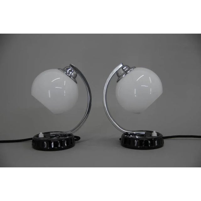 Art Deco Table Lamps, 1930s, Set of 2 For Sale - Image 4 of 10