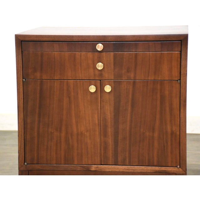 1960s Refinished Paul McCobb Style Walnut Nightstands - A Pair For Sale - Image 9 of 9