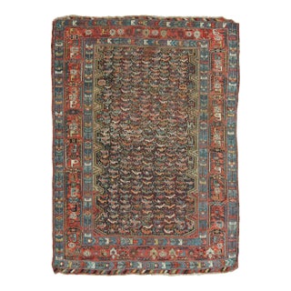 Antique Khamseh Qashqai Wool Rug by Rug & Kilim,1890–1909 For Sale