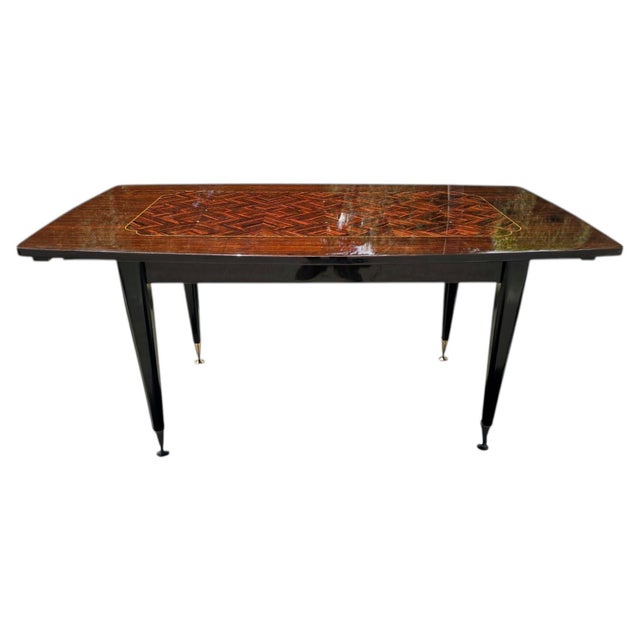 Vintage French Extendable Dining Table, 1970s For Sale - Image 17 of 17