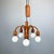 A beautifully crafted lamp made of solid teak with adjustable height. This lamp combines scandinavian mid-century...