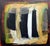 Lovely abstract titled "Luz: Tres Barras" by Tina Fuentes (American, b. 1949), 2003. Mixed media using oils and tissue...