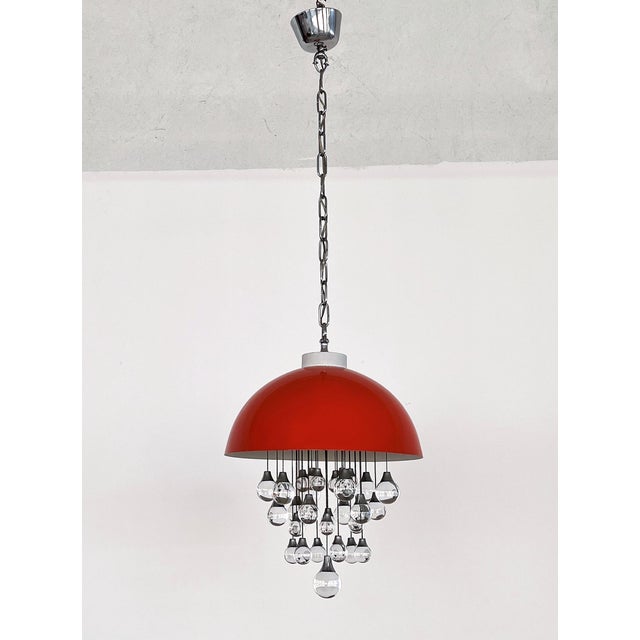 Space Age Jelly Fish Pendant Light, 1980s For Sale - Image 9 of 16