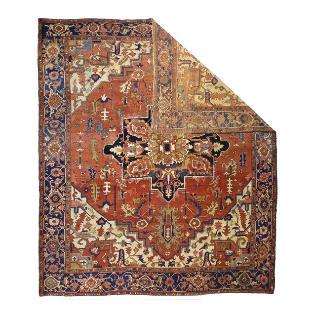 A higher grade of Heriz carpets, usually in medallion designs, with crisp natural dyes, and primarily woven between 1900...