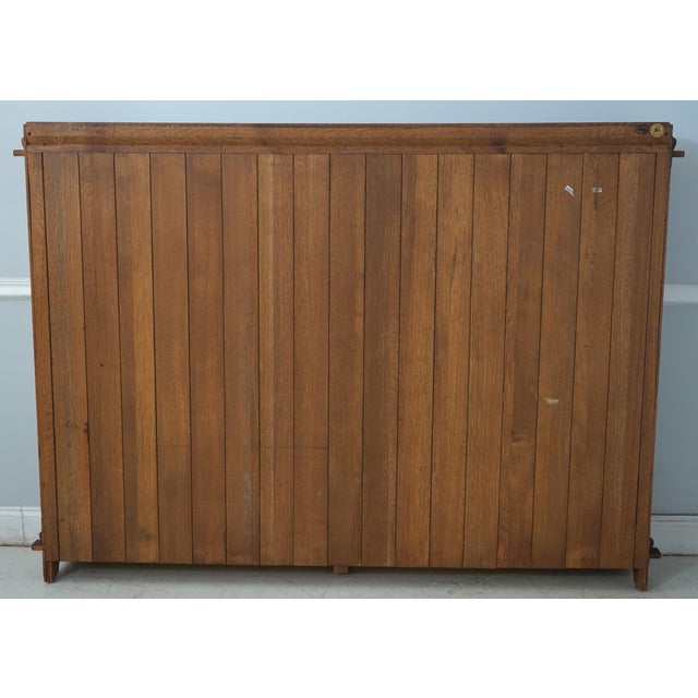 Stickley Mission Oak 3 Door Bookcase For Sale - Image 13 of 15