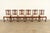 English Baker Furniture Style Chippendale Carved Mahogany Dining Chairs, Set of Six For Sale - Image 3 of 13