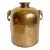 Mid 20th Century Solid Brass Vase With Elephant Head Handles For Sale