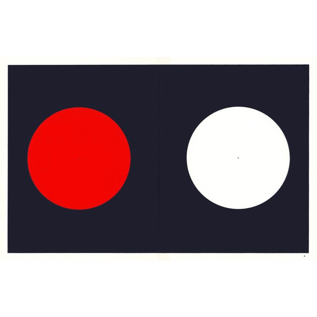 Josef Albers 1963 "Interaction of Color" Folder Viii-1 Silkscreen Print For Sale