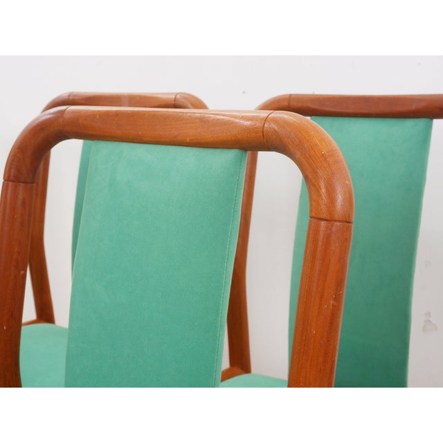 Wood Bentwood Teak Chairs, 1970s - A Pair For Sale - Image 7 of 11