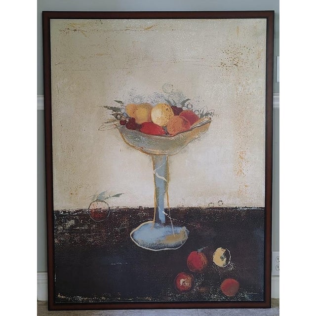 Fruit in Martini Painting For Sale - Image 4 of 5