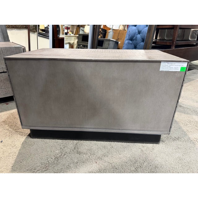 Rustic Restoration Hardware Rustic Wood Nightstand For Sale - Image 3 of 6