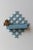 Antique Folk Art Diamond-Form Lattice Back Wall Pocket, Early 20th Century For Sale - Image 4 of 15